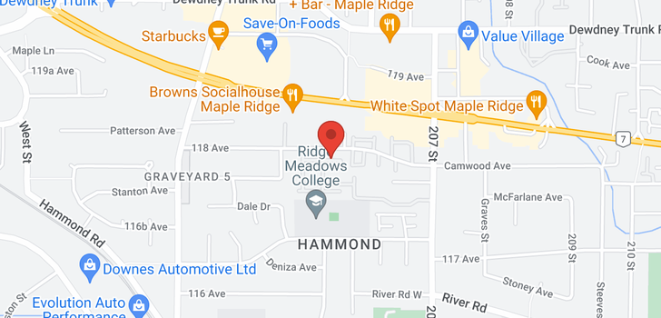 map of 44 20554 118 AVENUE